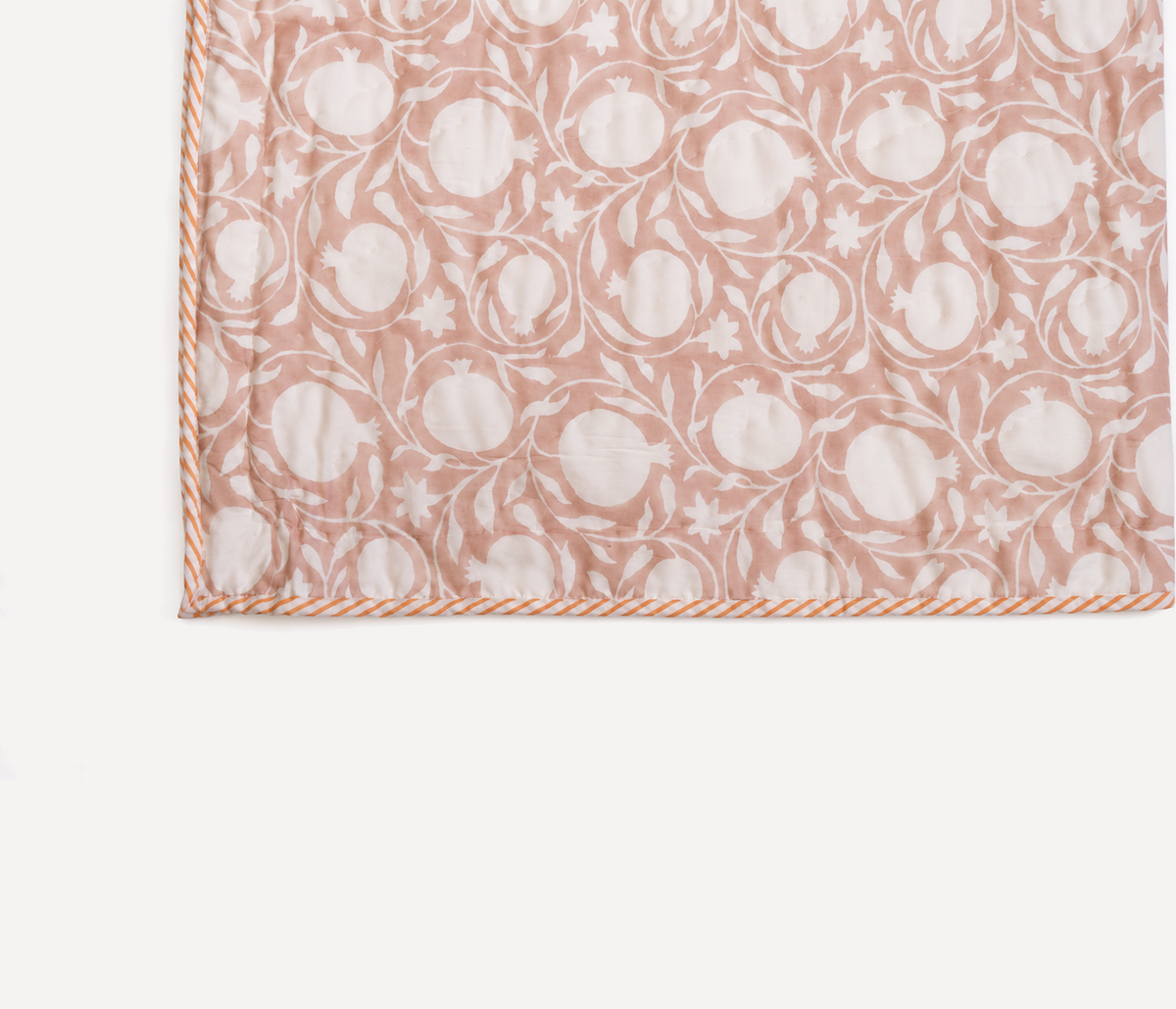 Raj Pankhudi Hand Block Printed Mulmul Cotton Reversible Dohar