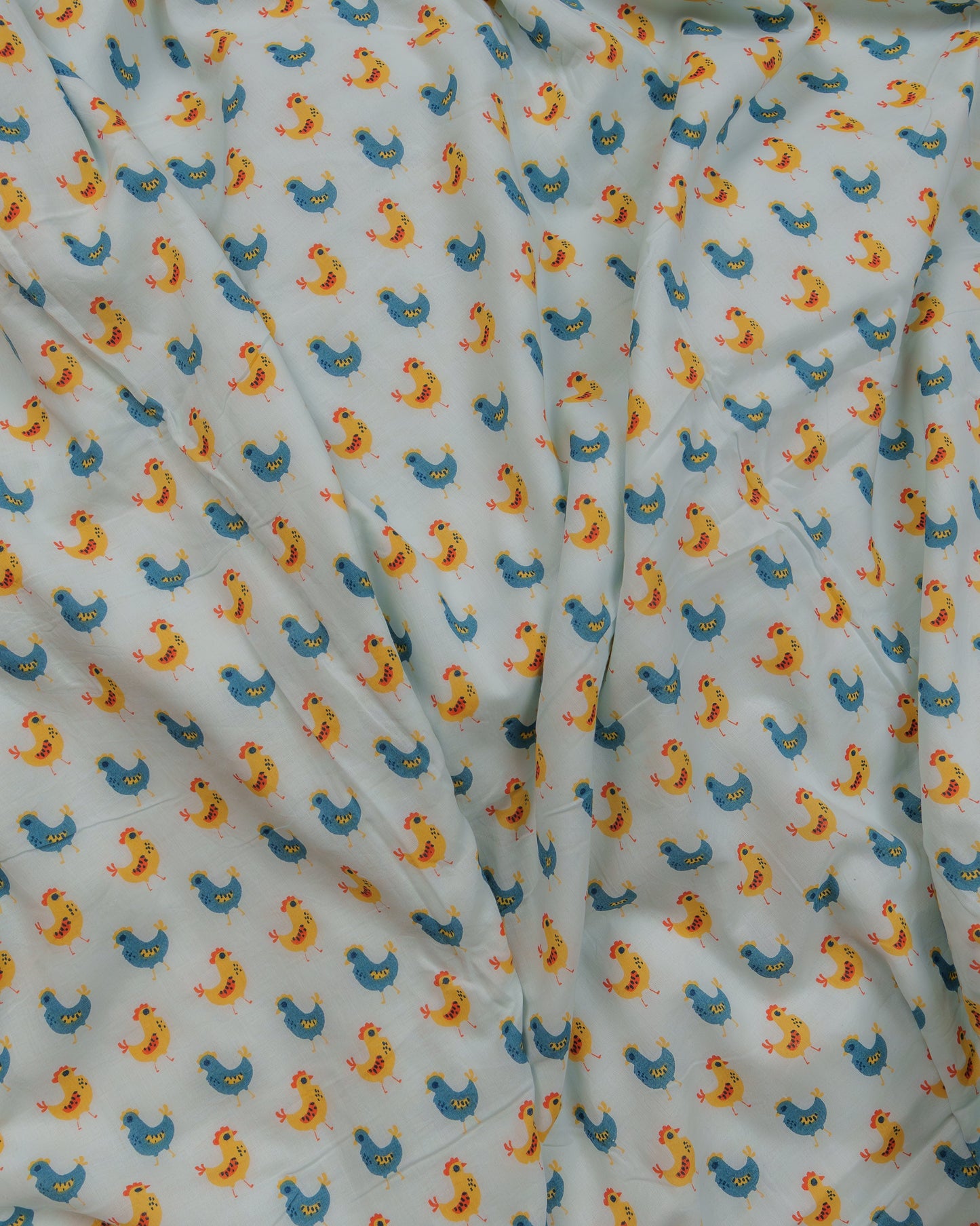 Blue Chicken Hand Block Printed Kids Dohar