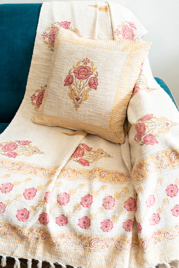 Saffron Throw