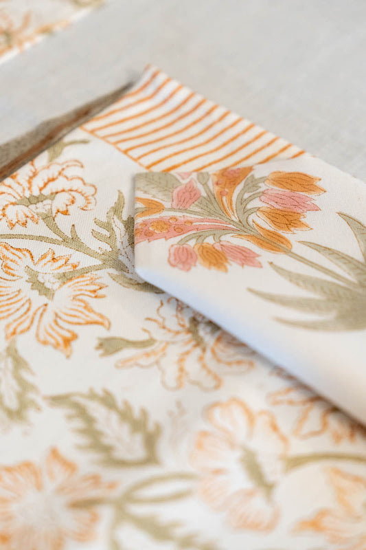 Ivory Mats and Napkins