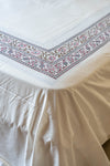 Rani Pink Border Bedsheet 300 TC Percale Cotton Bedsheet