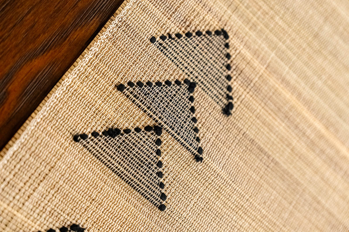 Bengal Jamdani Madhur Katte Table Runner & Table Mats