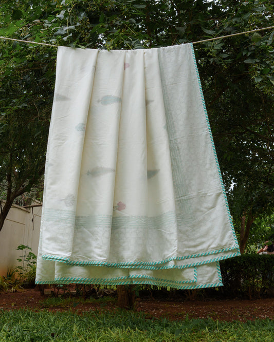 Piramal Hand Block Printed Mulmul Cotton Reversible Dohar