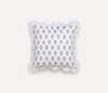 Gagan Hand Block Printed Ruffled Cushion Cover
