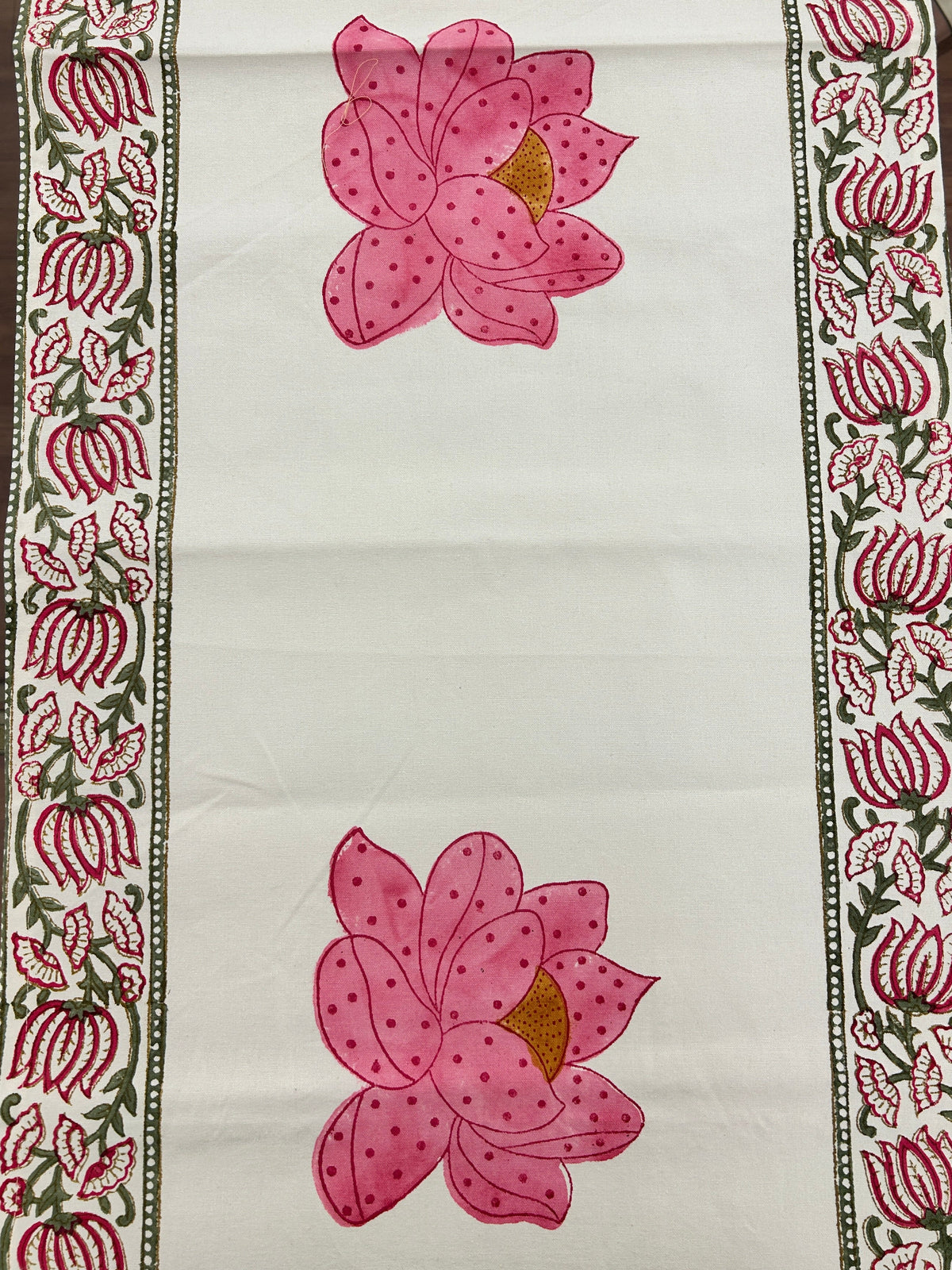 Kamal Hand Block Printed Table Runner