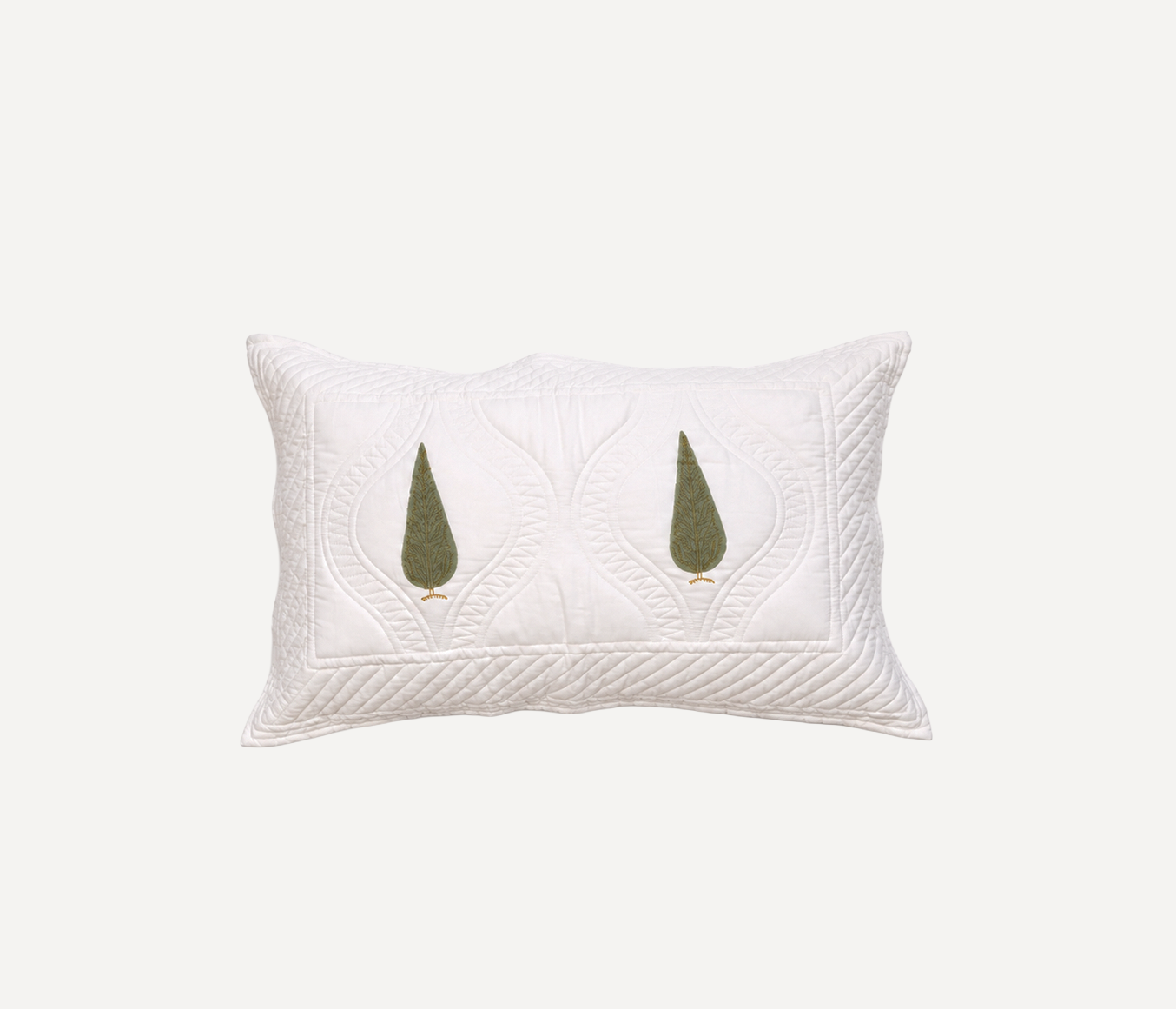 Kamal Embossed Hand Block Printed Quilted Cotton Bedcover