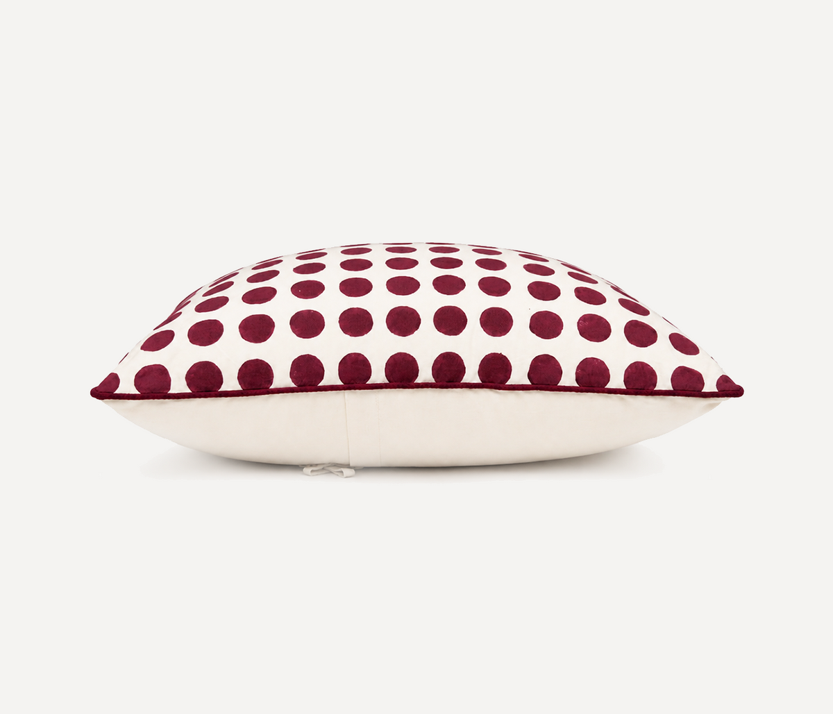Noor Polka Hand Block Printed Cushion Cover