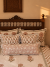 Raj Pankhudi Hand Block Printed Lumbar Sham Cushion Cover
