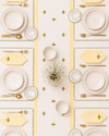 Amalfi Hand Embroidered Cotton Dining Table Cover