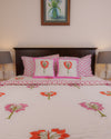 Jaipur Hand Block Printed 300TC Percale Cotton Bedsheet