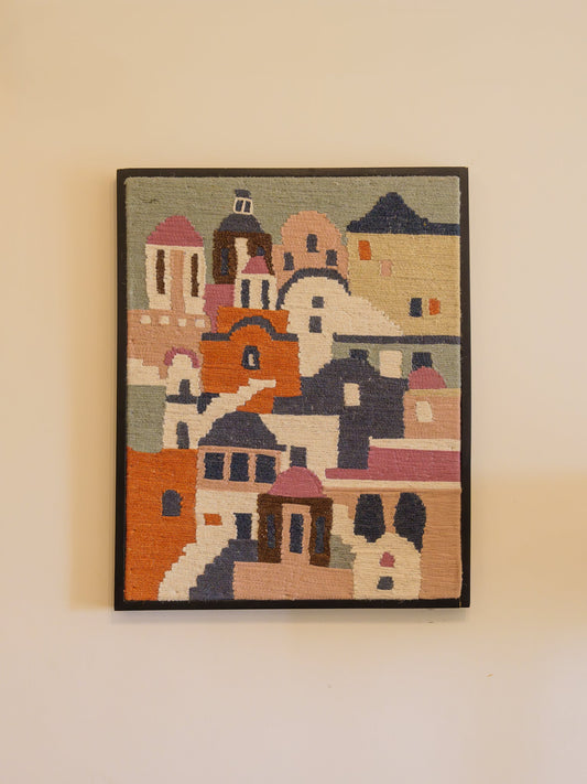 Wall Art / Hand Made Tapestry - Boho Santorini