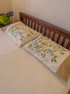 Blossom Bliss Hand Embroidered Bedcover
