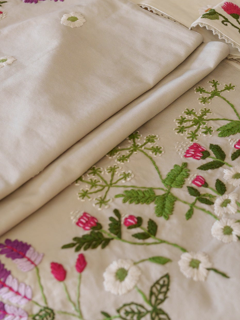 Bagh Hand Embroidered Table Runner