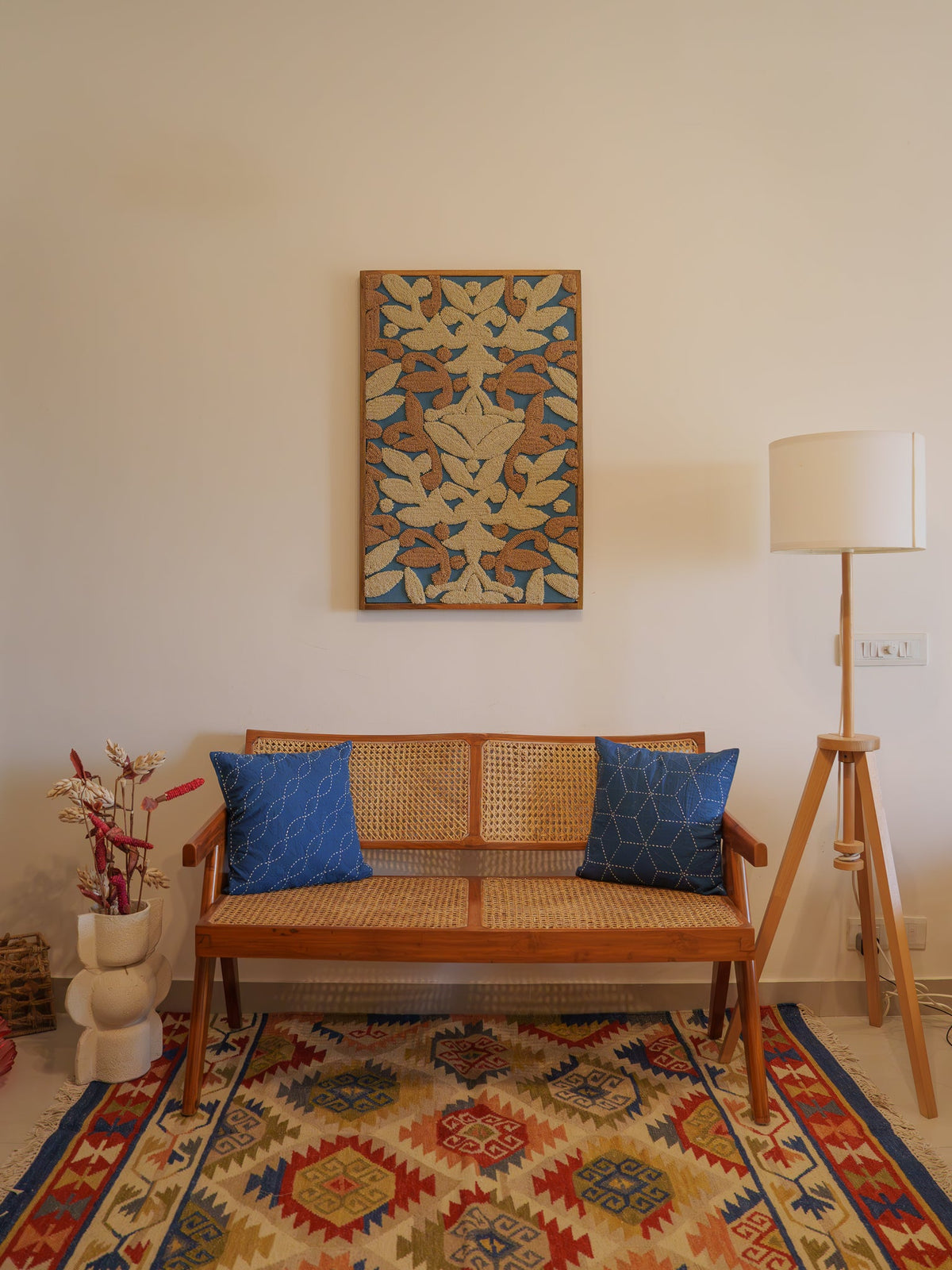 Wall Art / Hand Made Tapestry - Geometric Patterns