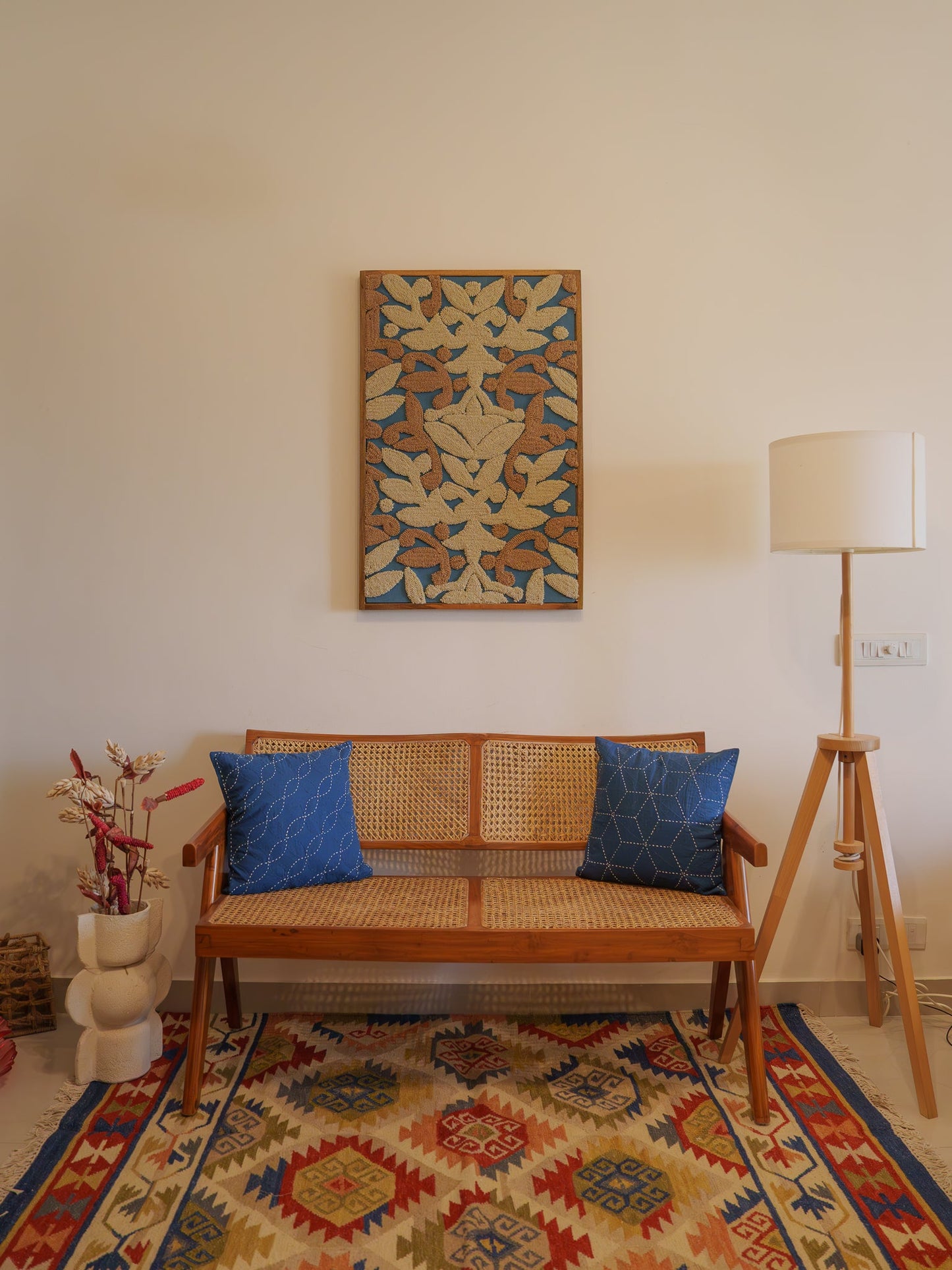 Wall Art / Hand Made Tapestry - Geometric Patterns