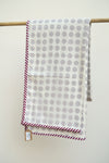 Noor Polka Hand Block Printed Mulmul Cotton Reversible Dohar
