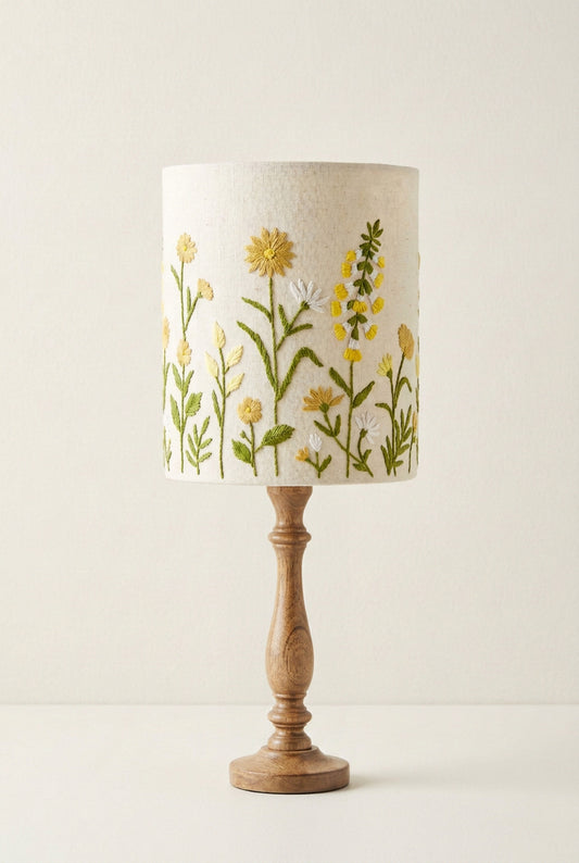 Hand Embroidered Lamp Shade