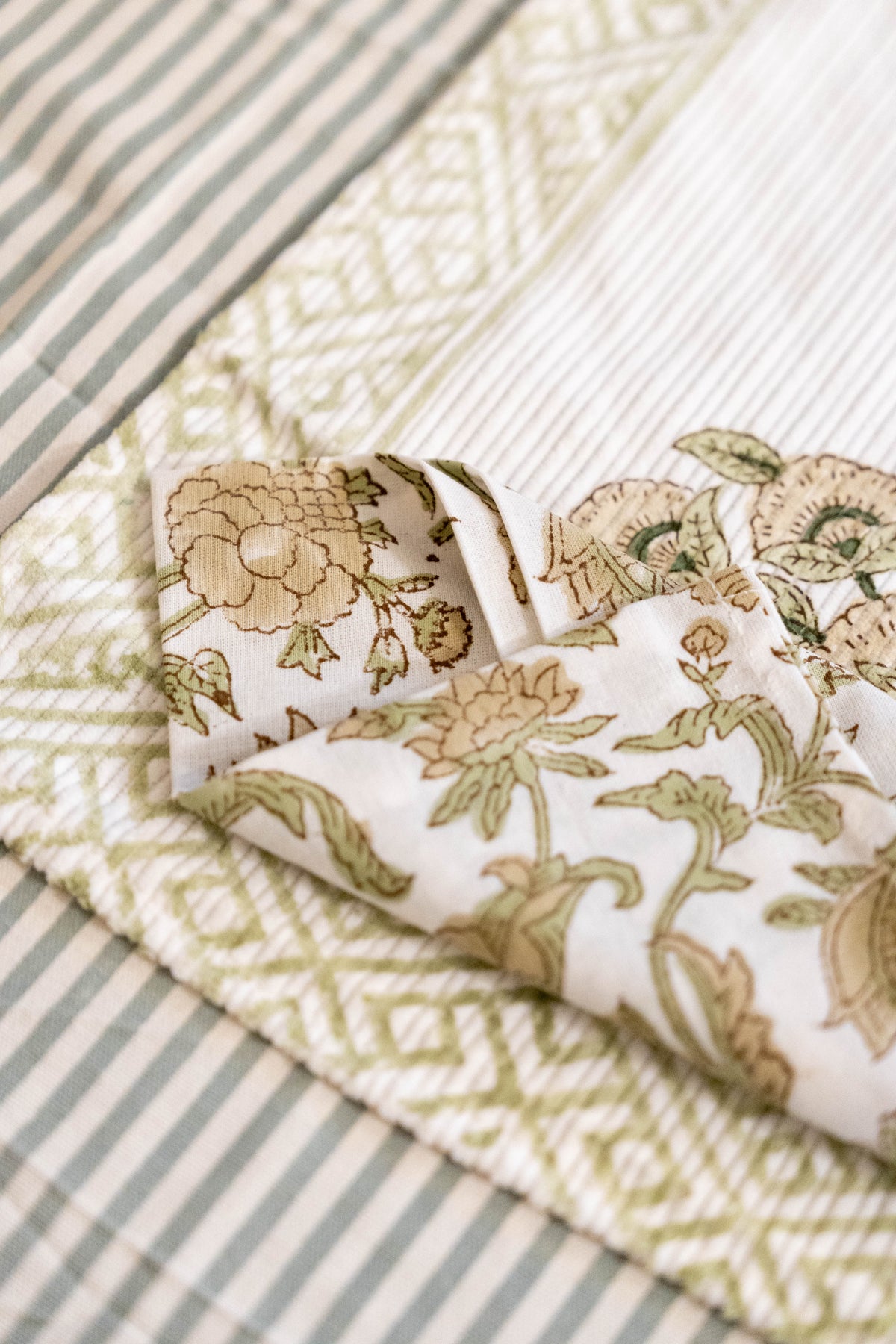 hand block printed napkins in jaipur designs