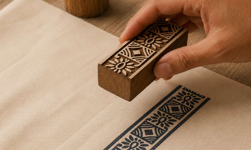 Hand Block Quilted